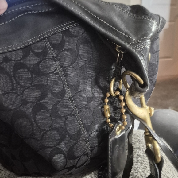 Coach Bleaker Signature XL Shoulder Bag